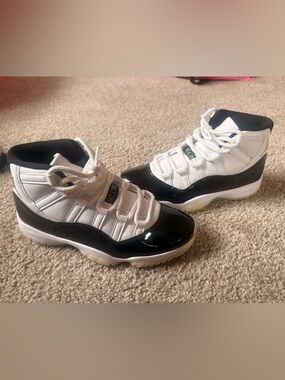 Jordan Men’s White and Black 11s